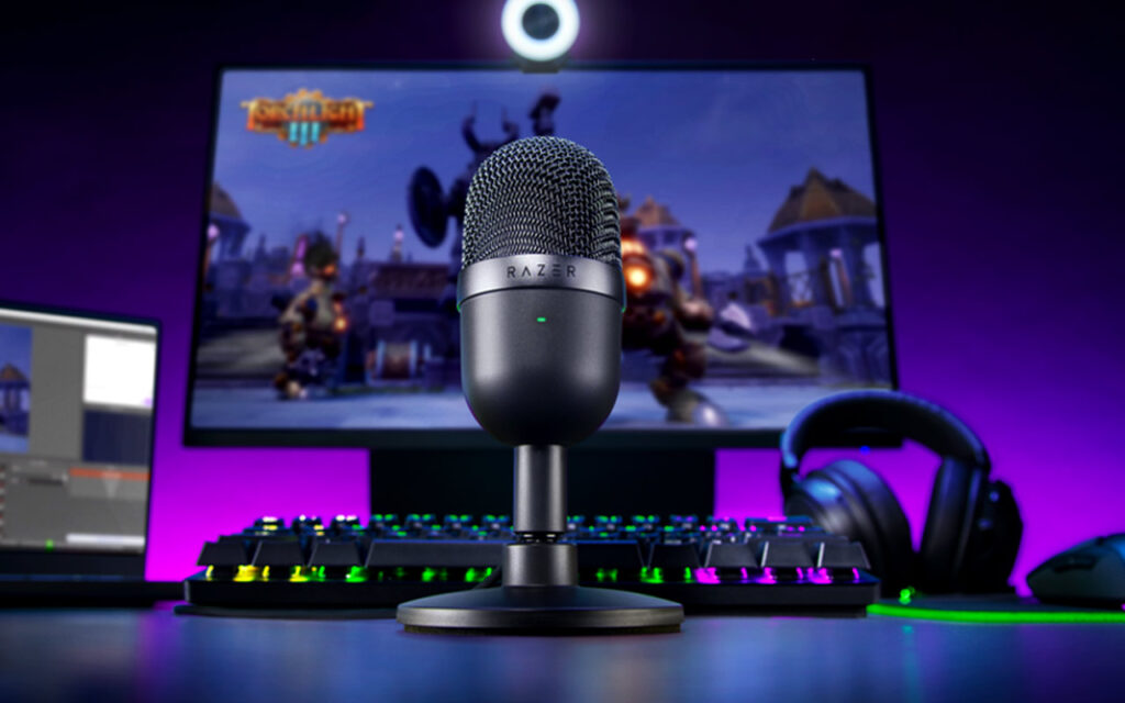 Microfone razer seiren mini