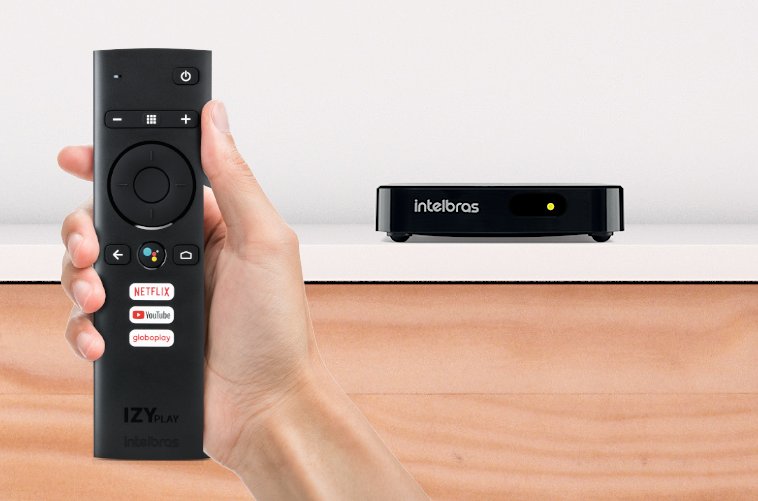Smart box intelbras izy play